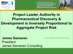 Project Leader Authority in Pharmaceutical Discovery