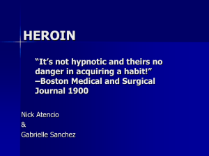 heroin - UNM Biology