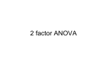 2 factor ANOVA