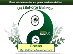 My LifeForce Balance - GREENS Power Point #2