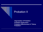 Probation Effectiveness