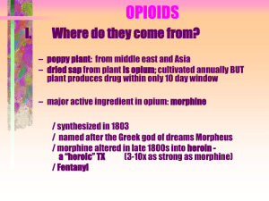 OPIOIDS