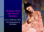 Psychiatric Disorders and Medications During Pregnancy and the