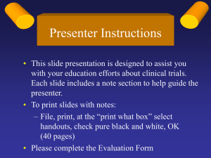 Phases of Clinical Trials - AIDS Clinical Trials Group