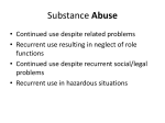 Substance abuse sept 25