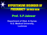 Hypertensive Disorder of Pregnancy Final