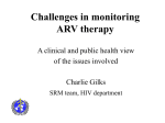 Challenges in monitoring ARV therapy