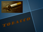 Tobacco - Curriculum