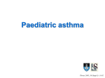 British Guideline on the Management of Asthma