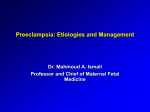 Preeclampsia: Etiologies and Management(slide show)