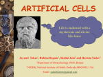 ARTIFICIAL CELLS