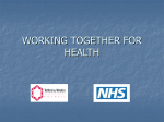 WORKING TOGETHER FOR HEALTH