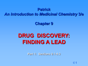 FINDING A LEAD Part 1: Sections 9.1-9.3