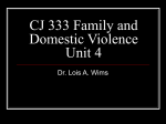 CJ 333 Family and Domestic Violence Unit 4