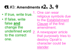 Amendments #2, 3, 4