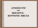 Anxiolytic and hypnotic drugs