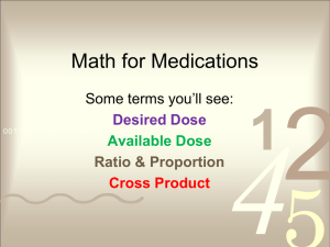 Math for Medications - EdTech-at