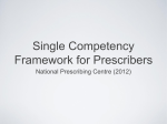 Single Competency Framework for Prescribers