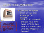 What`s Inside Worksheet