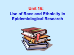 Racial and Ethnic Variability in the Prevalence of Disorders?