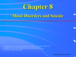 Chapter 8 Mood Disorders and Suicide
