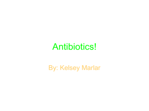 Antibiotics!