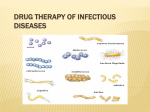 drug therapy of infectious diseases