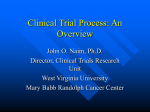 Clinical Trial Process: Overview
