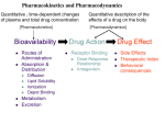 Pharmacokinetics and Pharmacodynamics