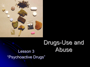 L3 Drugs-Psychoactive drugs