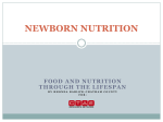 Newborn Nutrition PowerPoint