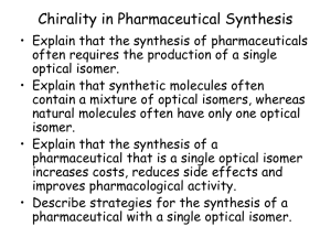 Chirality in Pharmaceutical Synthesis