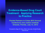Evidence-Based Drug Court Treatment