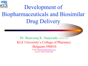 delivery of proteins using biodegradable polymers