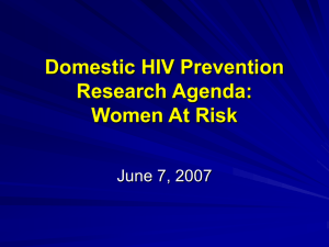 Interventions in Women - HIV Prevention Trials Network