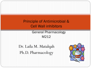 Cell Wall Inhibitor Penicillins