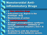 Nonsteroidal Anti-inflammatory Drugs