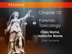 Toxicology - TeacherWeb