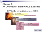 Module 1: HIV/AIDS: The Epidemic