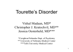 512 Tourette Disorde.. - University Psychiatry