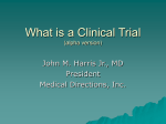 What is a Clinical Trial