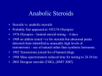 Drugs and Anabolics