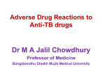 Adverse Drug Reactions to Anti-TB drugs by Dr