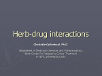 Herb-drug interactions