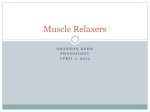 Muscle Relaxers