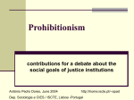 Proibicionismo Contribuições para um debate sobre as - iscte-iul