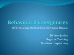 Behavioural Emergencies