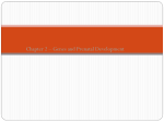 Three main periods of prenatal development