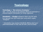 Toxicology (Introduction) - Home