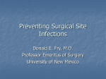 Preventing Surgical Site Infections